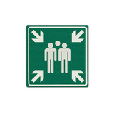Sammelstelle/Sammelplatz Verkehrszeichen 40x40