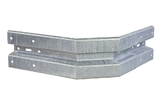 Eckwinkel außen 2x45°- B-Profil für Leitplanken B.L. 735 mm.