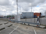 Laadpalen en Laadstation bescherming met vangrails