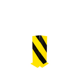 Regalschutz Anfahrschutz L-Profil 160x160x6 mm. Hoch 400 mm. Gelb-Schwarz