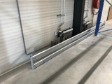 Beschermingsrail Type B 1-hoog verzinkte eindstukken