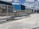 Beschermingsrail Type B 1-hoog 550mm op voetplaat