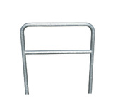 Fahrradbügel ø 60,3x2,9 -1900x1200x1900 - Erdreich mit Zwischenstange in RAL-Farbe
