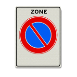 Verkehrszeichen E1-ZB Verbotene Parkzone