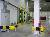 Geländer auf Betonboden