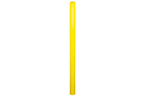 Absperrpoller 114x3,6x2000 mm. Erdreich gelb