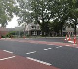 Flexpoller überfahrbar - Orange-Weiß -80 H 750